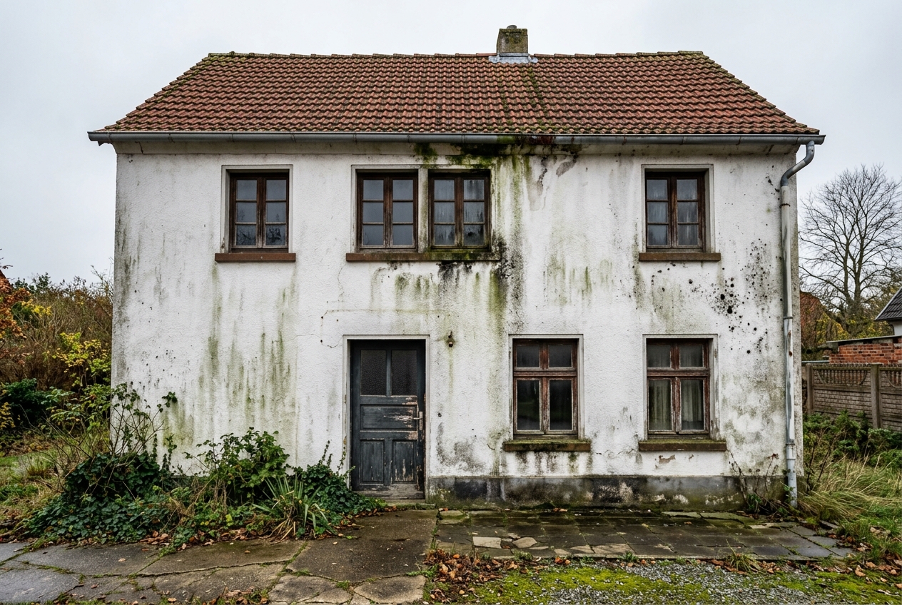 Fassadenreinigung vorher